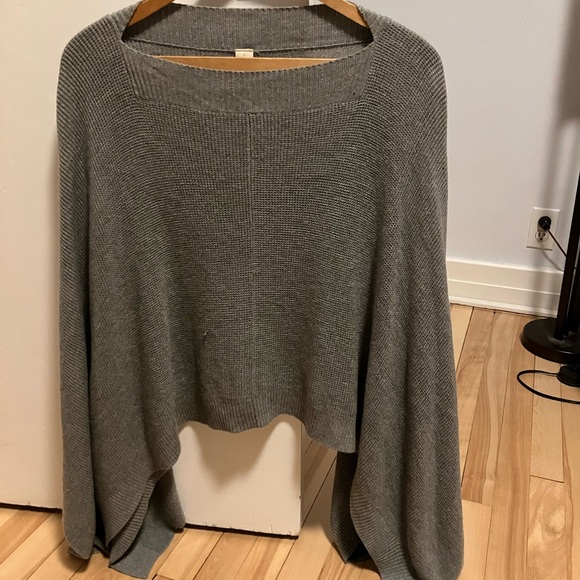 lululemon athletica Sweaters - Lululemon Athletica On the Go Knit Poncho with Cashmere